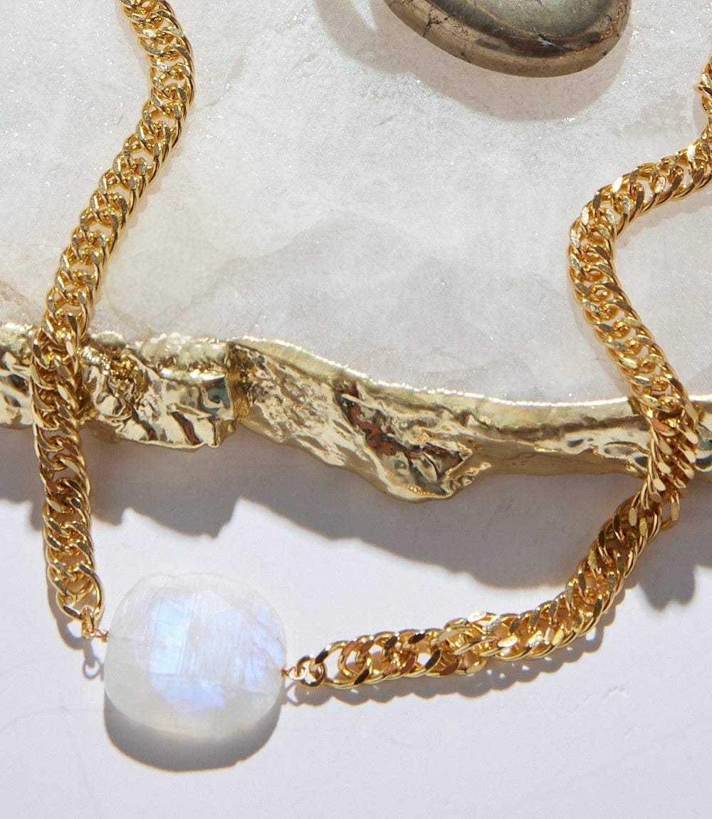 Moonstone Pendant Necklace