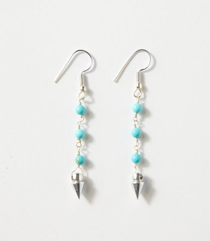 Beaded Turquoise Earrings