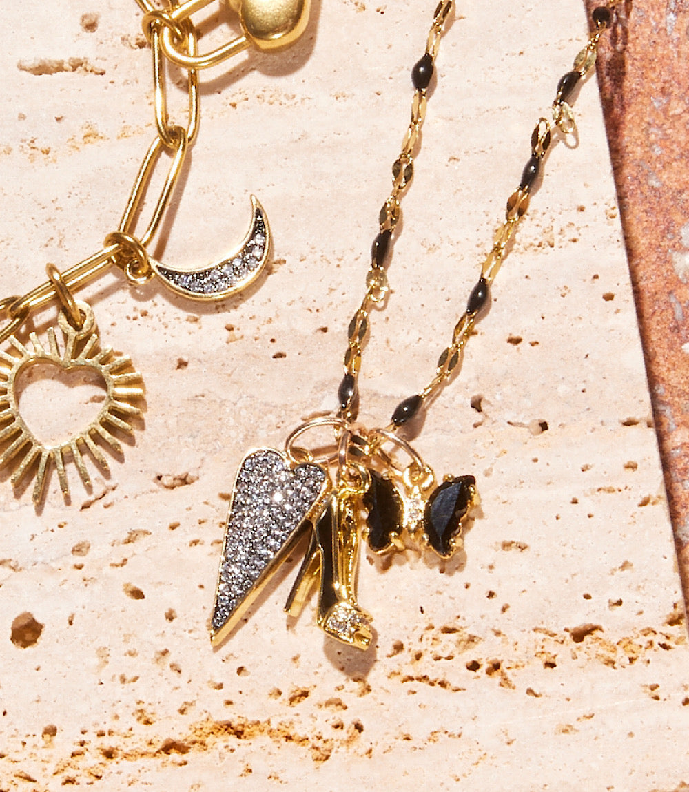 Uptown Girl Charm Necklace