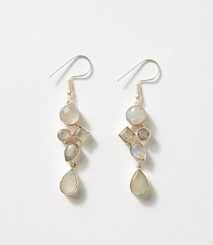 Gemstone Dangle Earrings