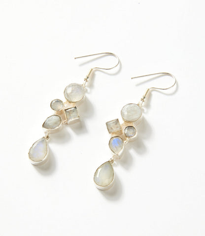 Gemstone Dangle Earrings
