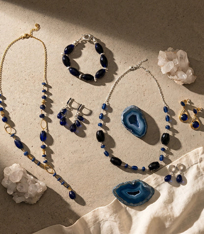 Sapphire Stone Necklace