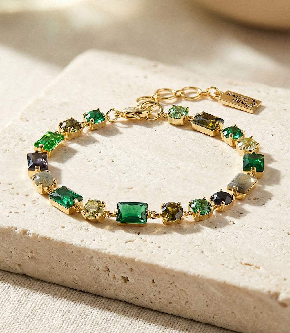 Emerald City Crystal Bracelet