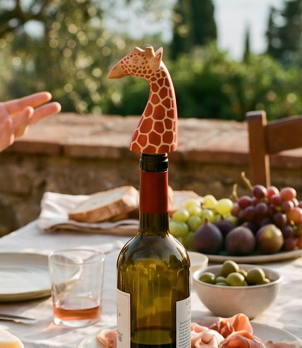 Giraffe Bottle Stopper