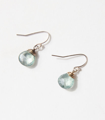 Blue Quartz Earrings