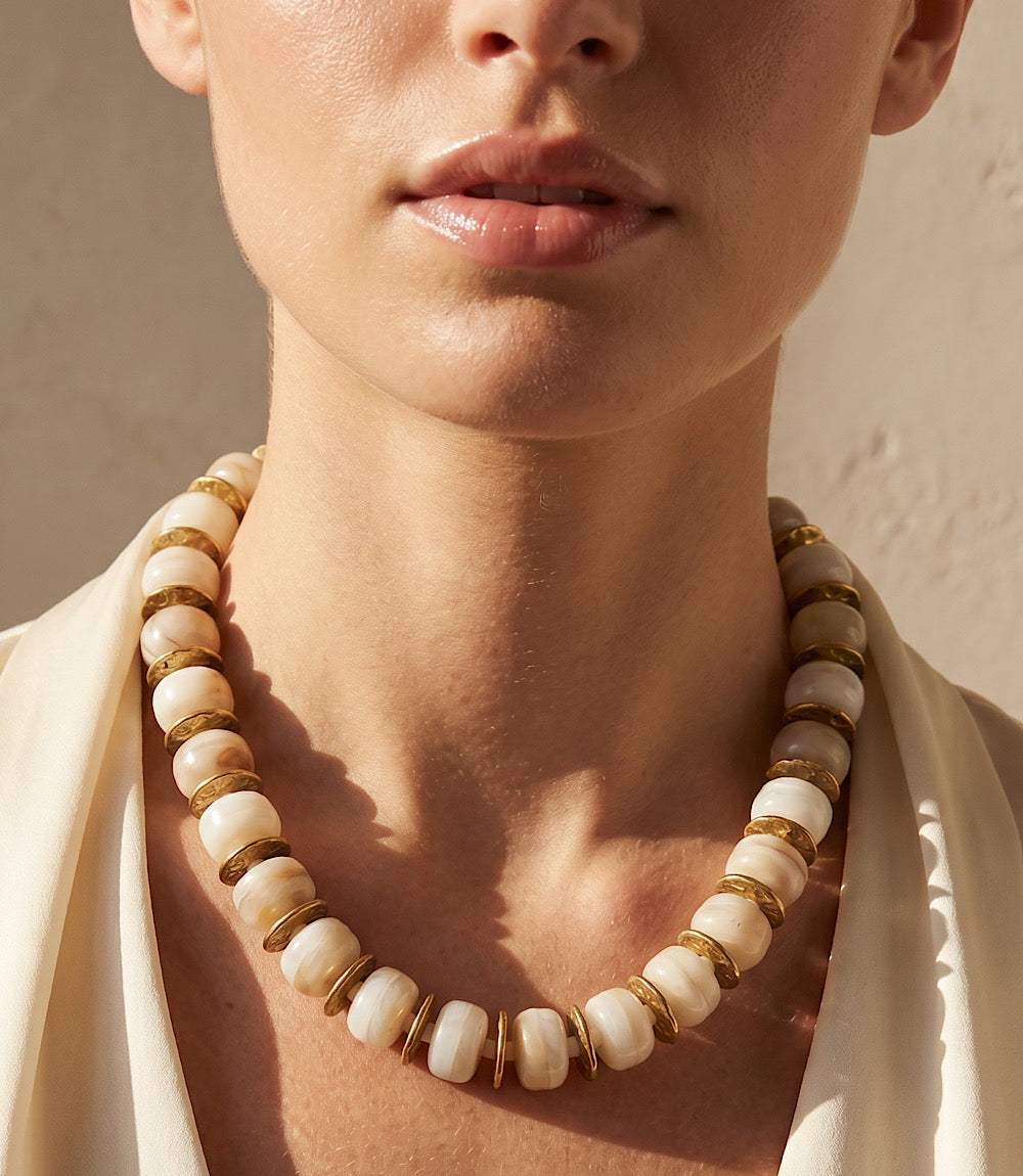Palm Royale Beaded Necklace