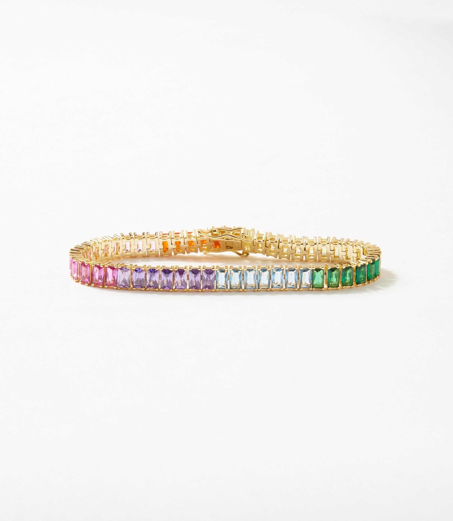 Prismatic Tennis Bracelet