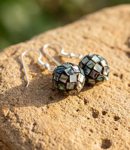 Abalone Stone Earrings