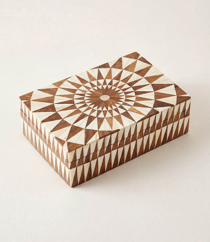 Small Mosaic Bone Decorative Box