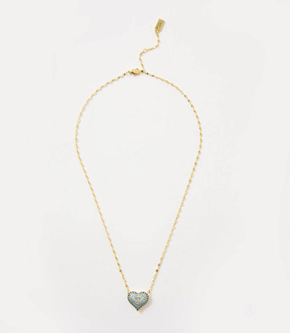 Ombré Crystal Heart Necklace