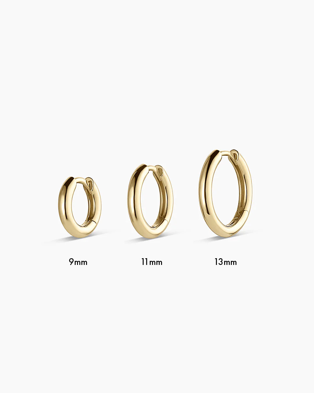 14K Gold Everyday Huggies