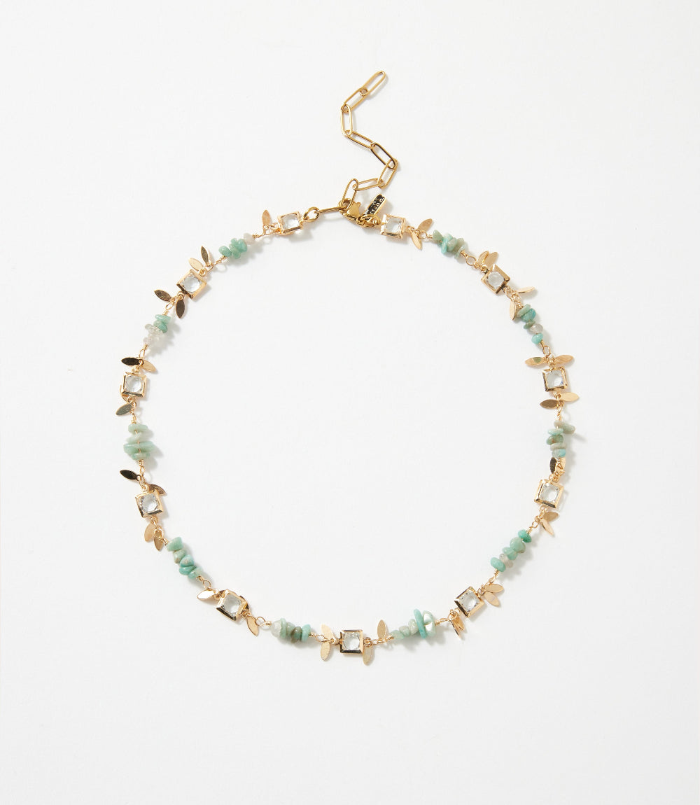 Crystal And Gemstone Necklace