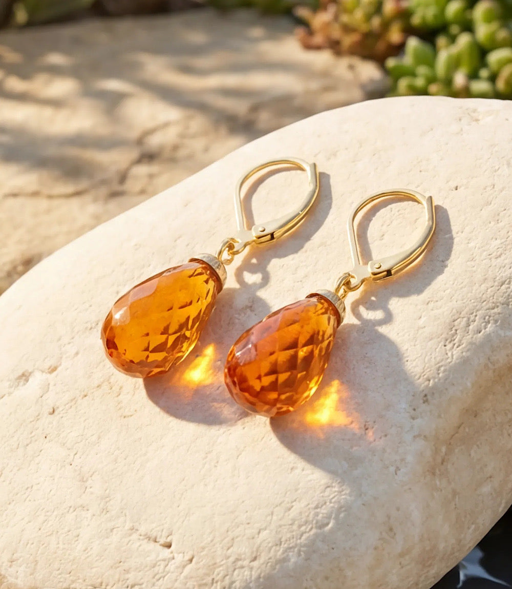 Amber Earrings