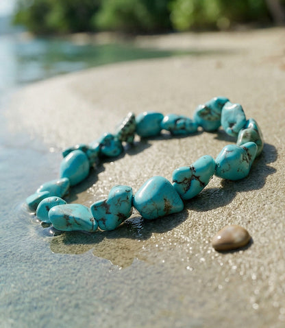 Chunky Turquoise Bracelet