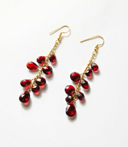 Cascading Gemstone Earrings