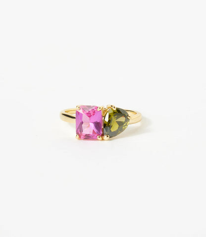 Perfect Pair Gemstone Ring