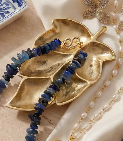 Golden Chestnut Leaf Tray
