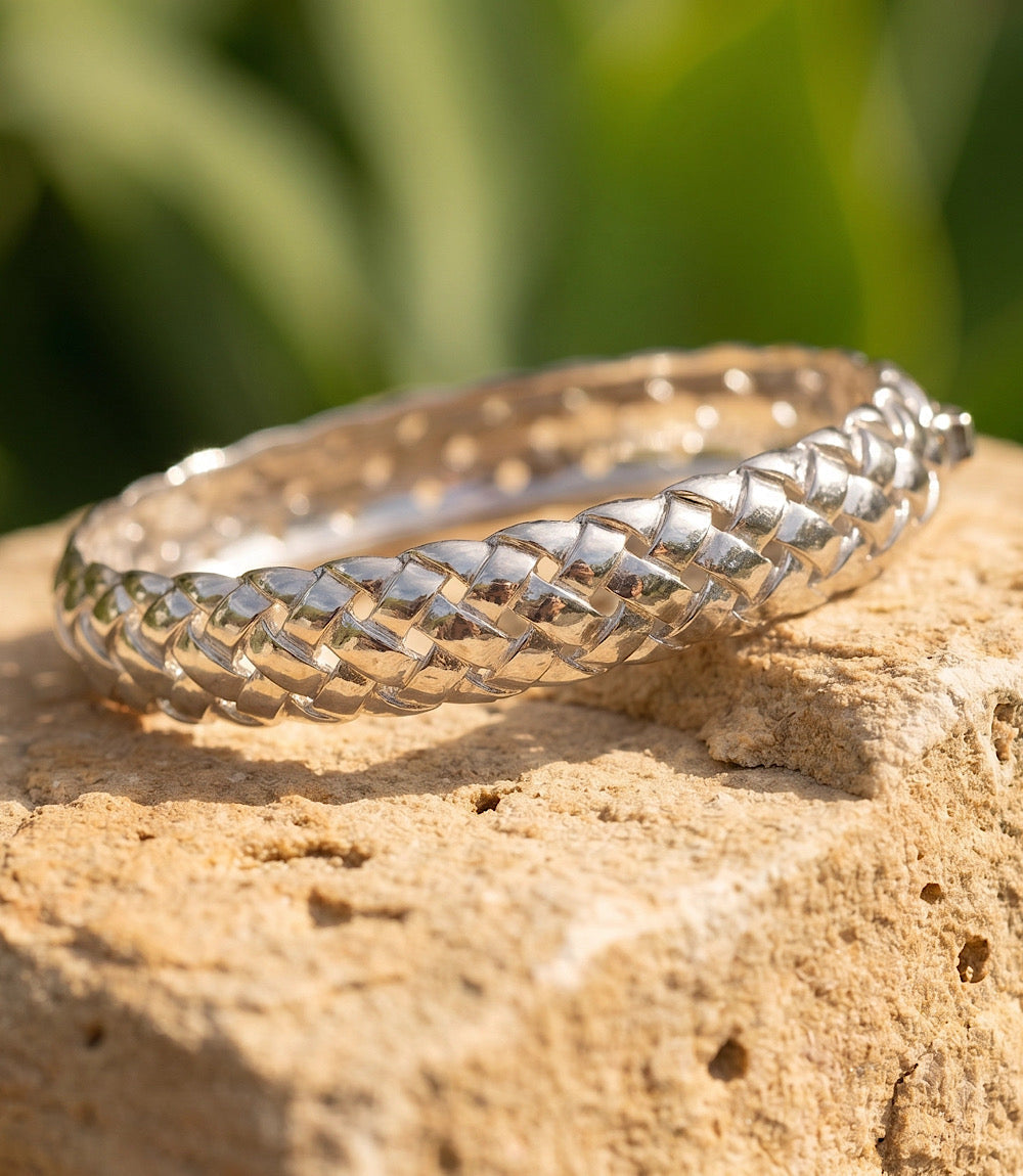Braided Bangle Bracelet