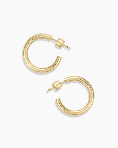 14K Gold Carter Hoops