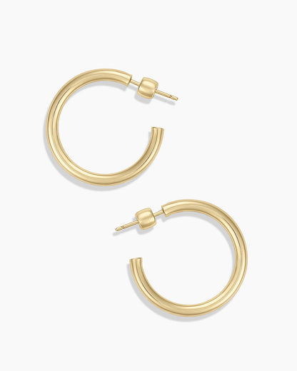 14K Gold Carter Hoops
