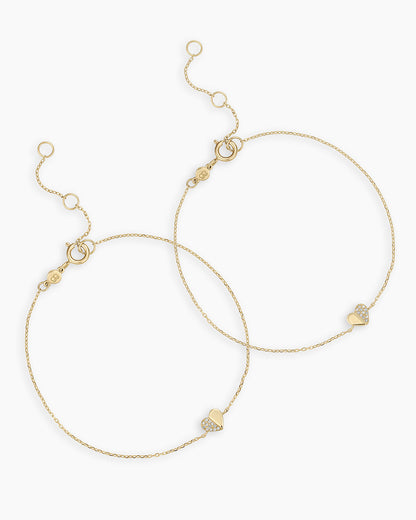 14K Diamond Bond Bracelet