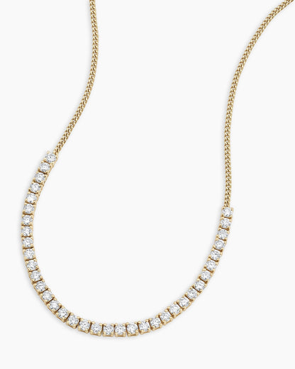 14K Diamond Melbourne Statement Row Necklace