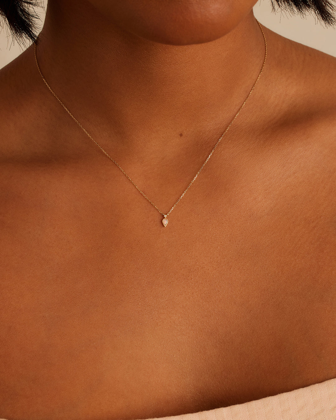 14K Diamond and Opal Necklace