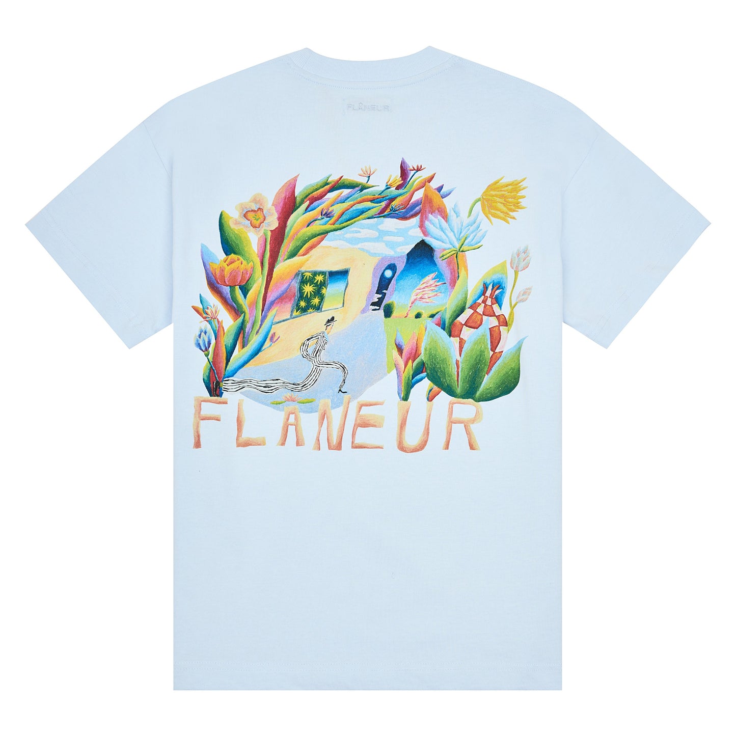 Passenger of Time Tee | Light Blue