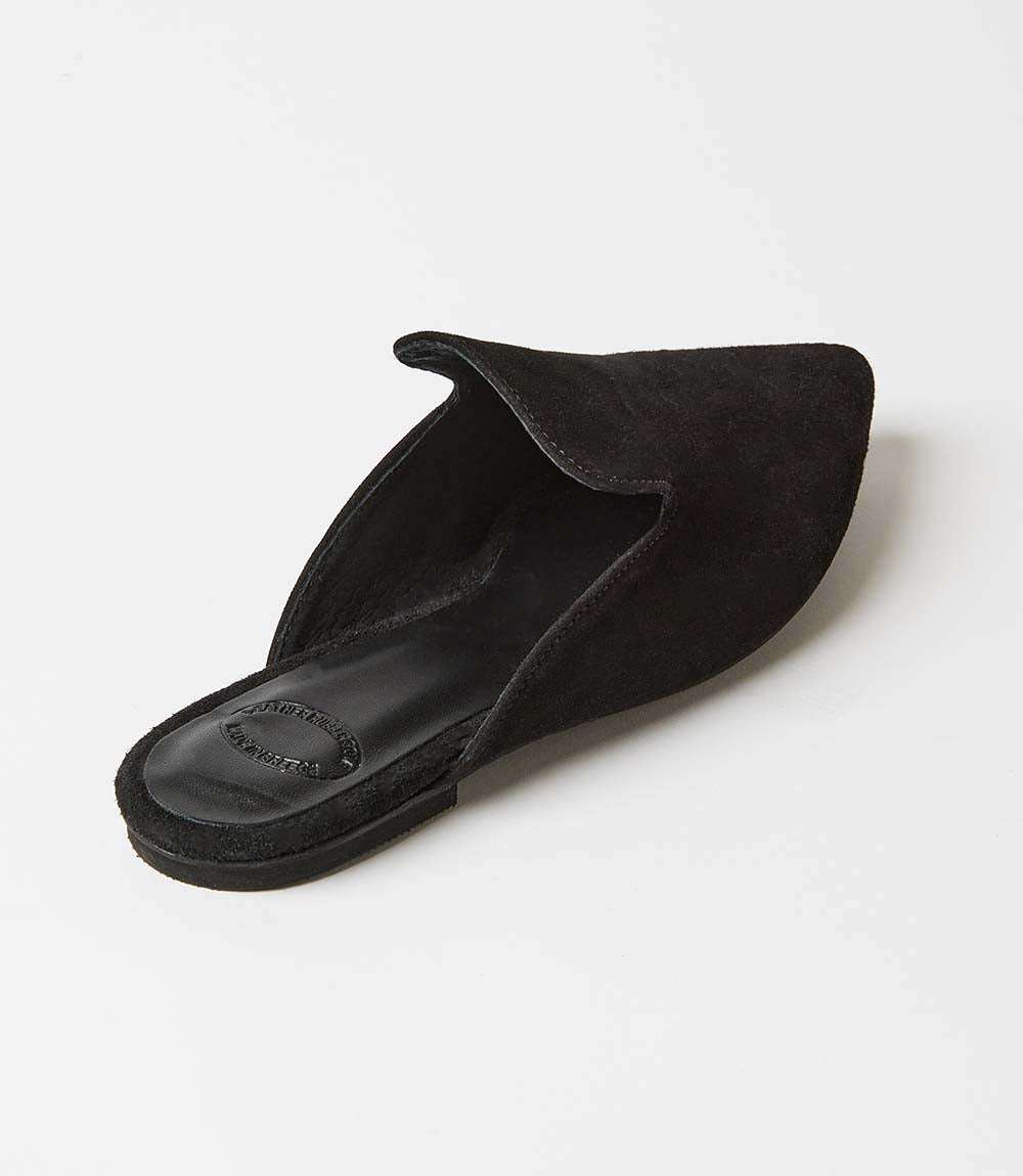 Suede Leather Mules