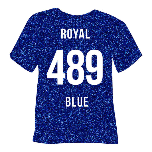 489 Royal Blue POLI-FLEX® PEARL GLITTER HTV