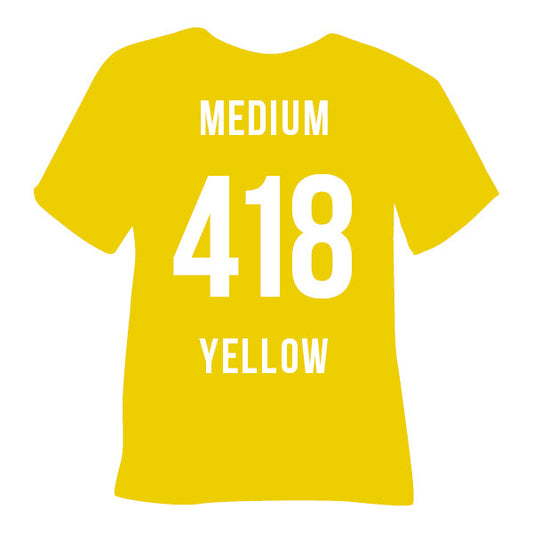 418 Medium Yellow POLI-FLEX® PREMIUM HTV