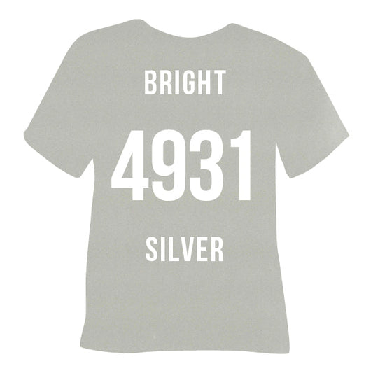 4931 Bright Silver ThermoFlex Plus HTV (Poli-Flex Turbo)