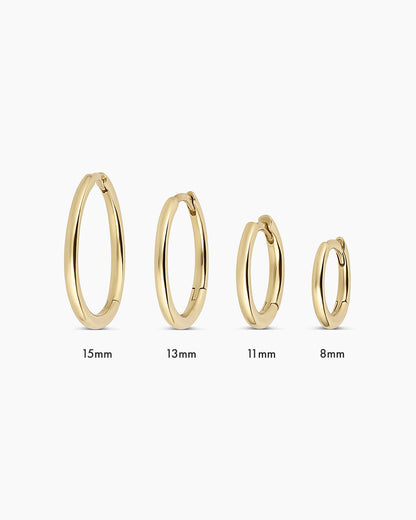 14K Gold Classic Single Huggie