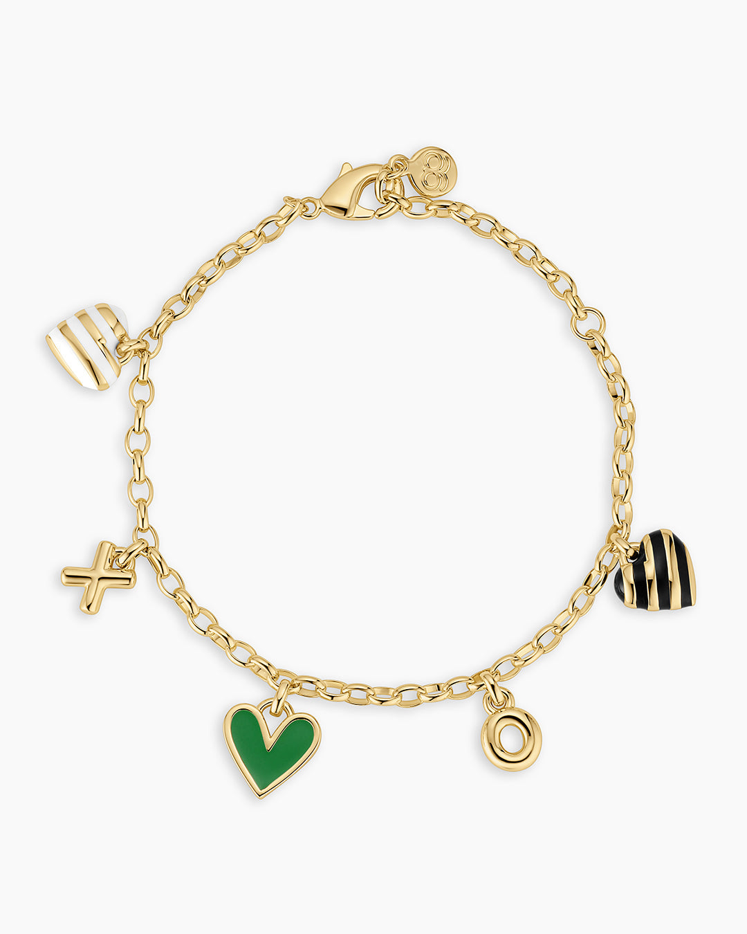 Campbell Heart Charm Bracelet