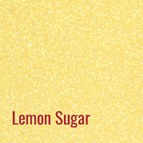 20" Lemon Sugar Siser Glitter Heat Transfer Vinyl (HTV)