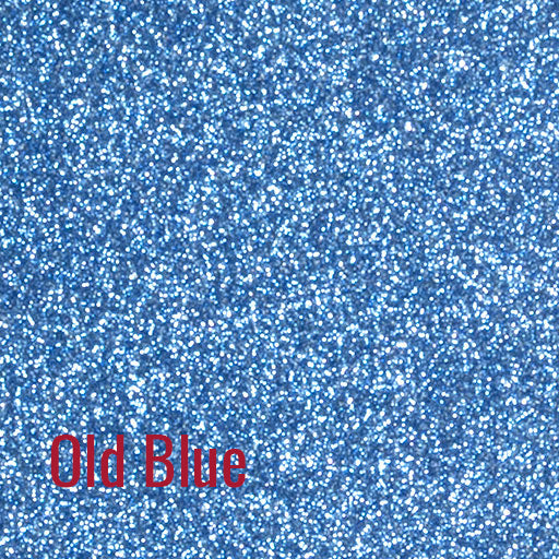 12" Old Blue - Siser Glitter Heat Transfer Vinyl (HTV)