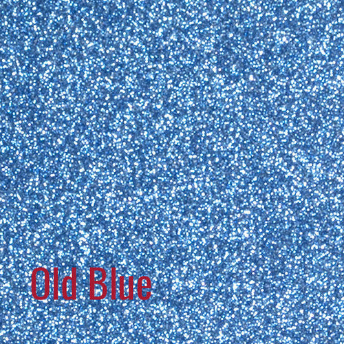 20" Old Blue Siser Glitter Heat Transfer Vinyl (HTV)