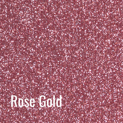 12" Rose Gold - Siser Glitter Heat Transfer Vinyl (HTV)