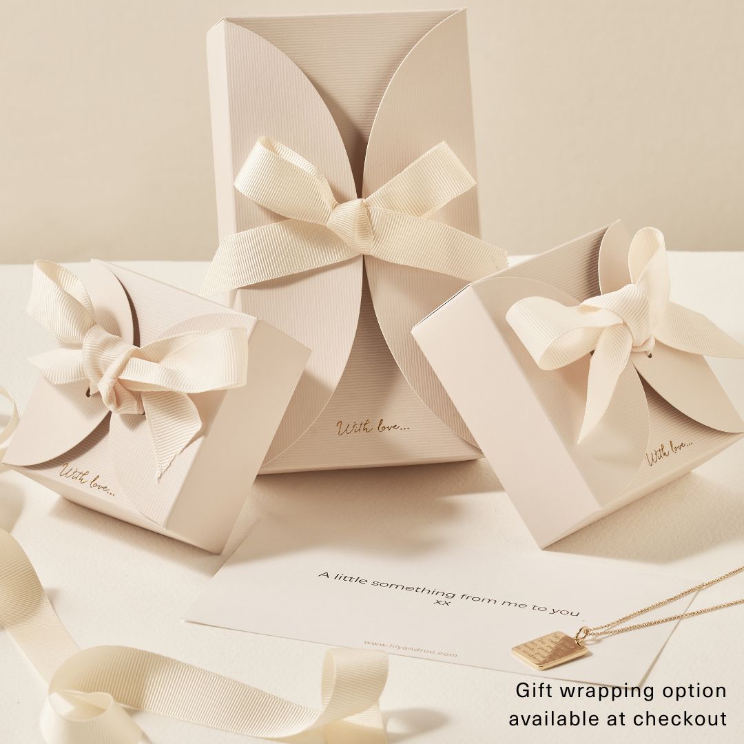 Gold Small Personalised Disc Necklace
