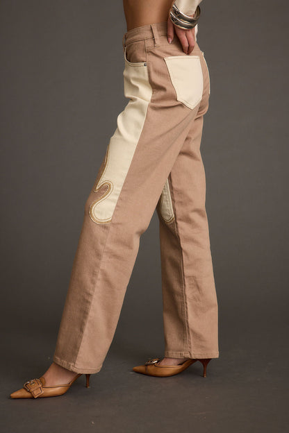 High Noon Two Tone Western Pants