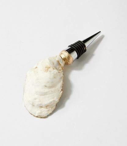 Lemon Tile Oyster Shell Wine Stopper