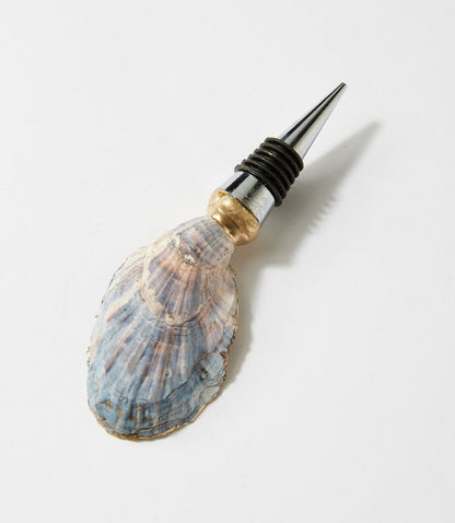 Lemon Tile Oyster Shell Wine Stopper