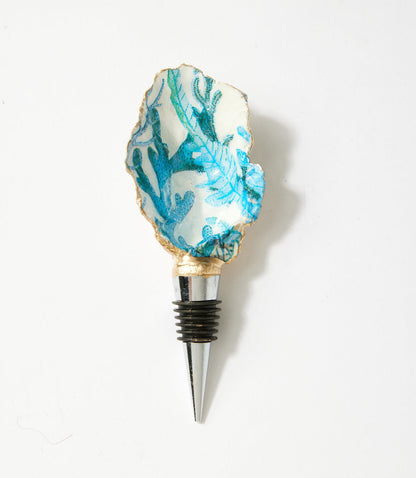 Ocean Breeze Oyster Shell Wine Stopper