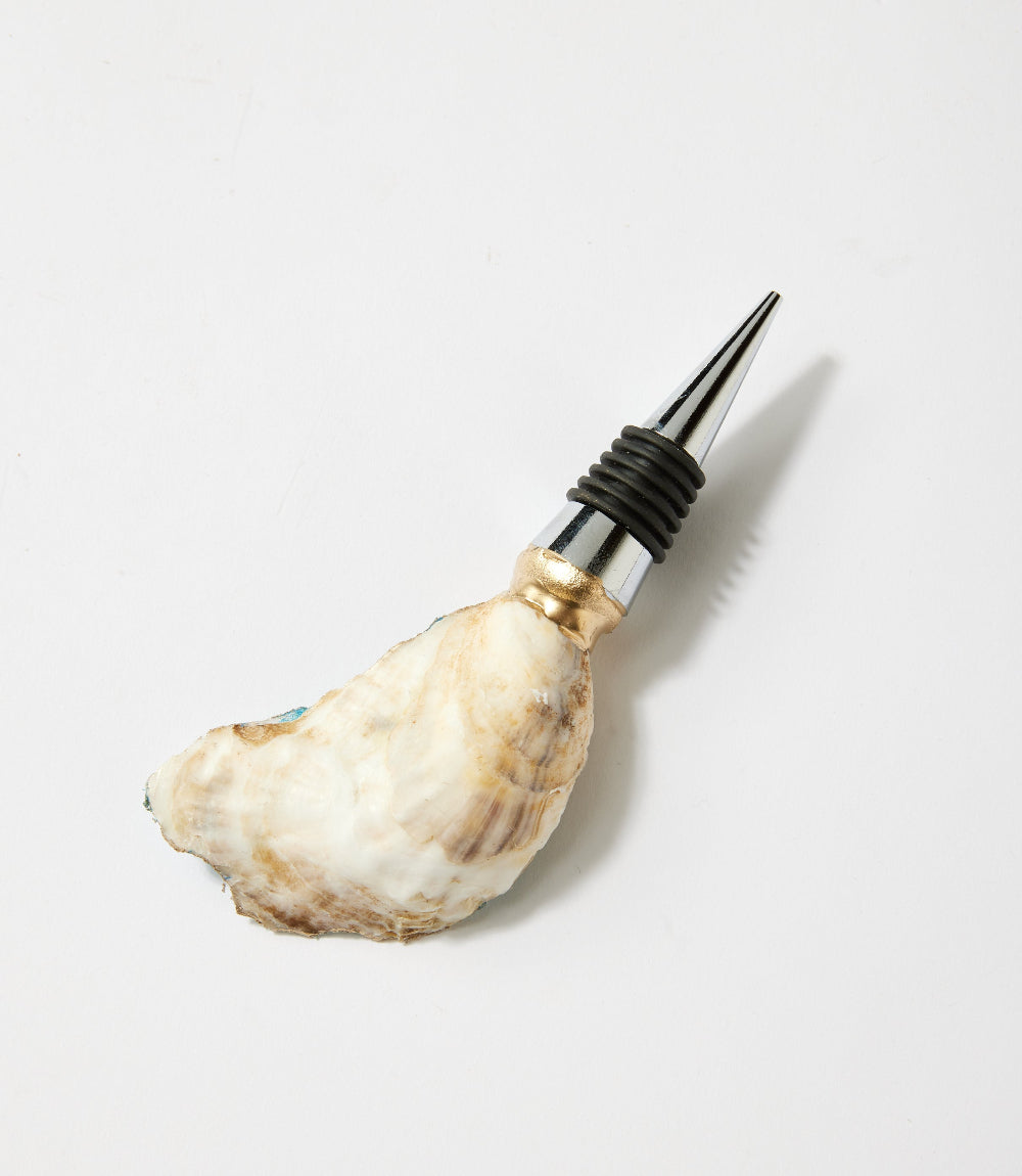 Ocean Breeze Oyster Shell Wine Stopper