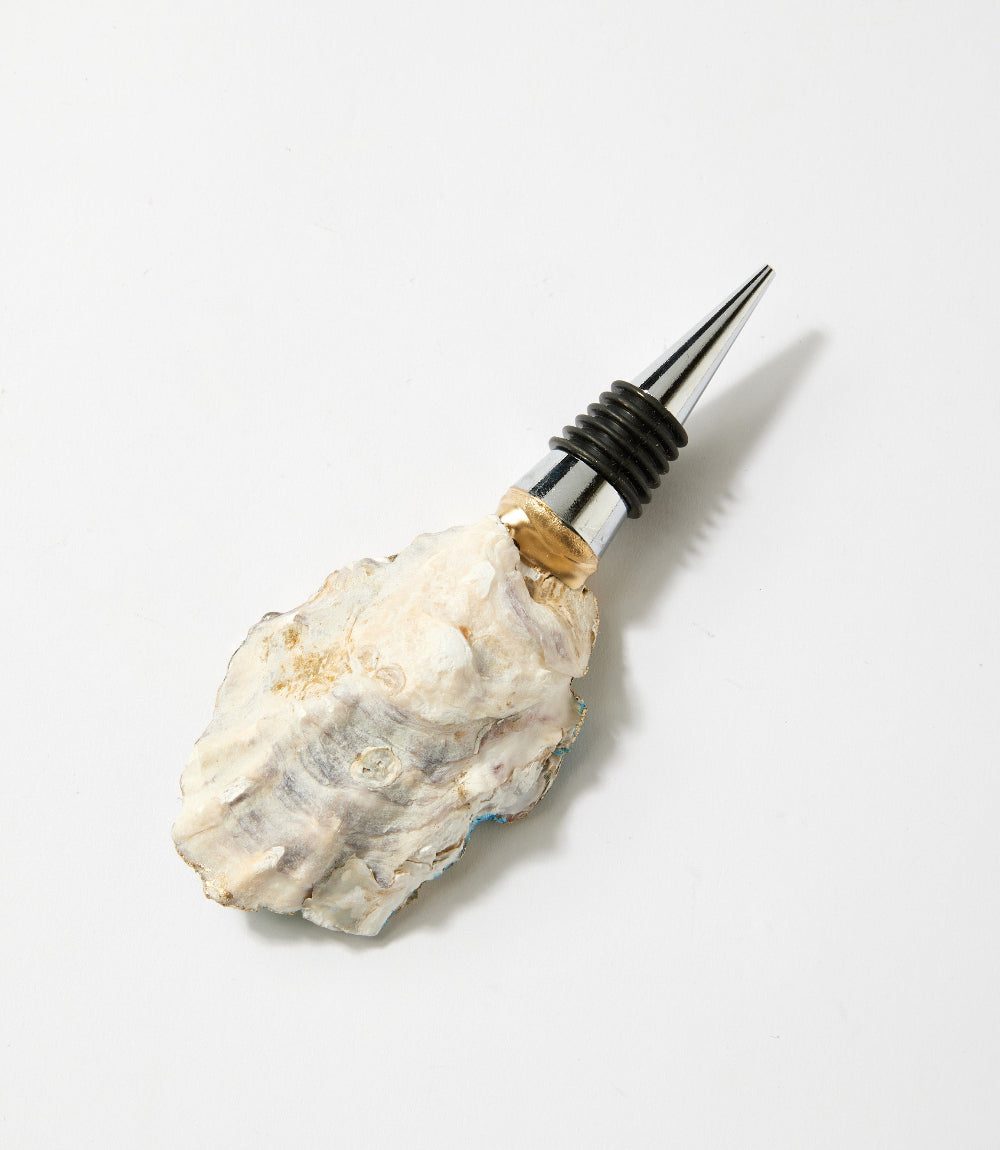 Ocean Breeze Oyster Shell Wine Stopper