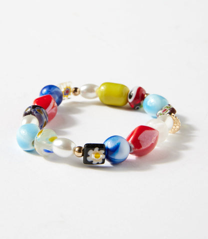 Mixed Bead Stretch Bracelet