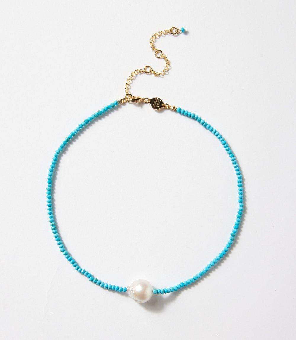 Beaded Pearl Necklace
