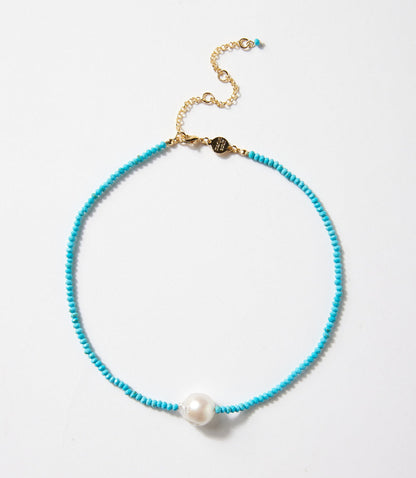 Beaded Pearl Necklace