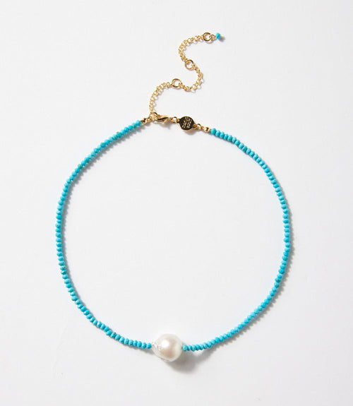 Beaded Pearl Necklace