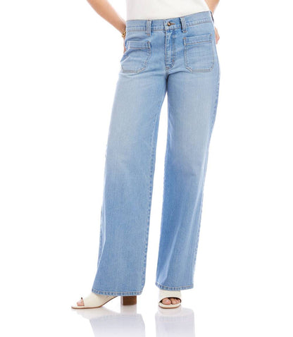 Petite Size Lauren Patch Pocket Jeans
